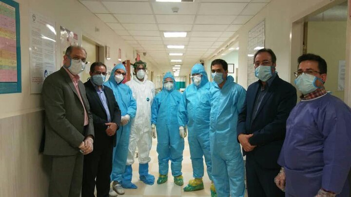 بازدید معاونان دانشگاه علوم پزشکی یزد از بیمارستان شهید صدوقی