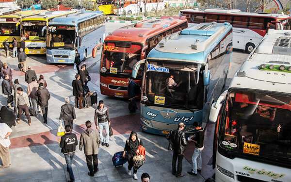 ضدعفونی قبل از حرکت ناوگان حمل و نقل عمومی مسافربری استان فارس