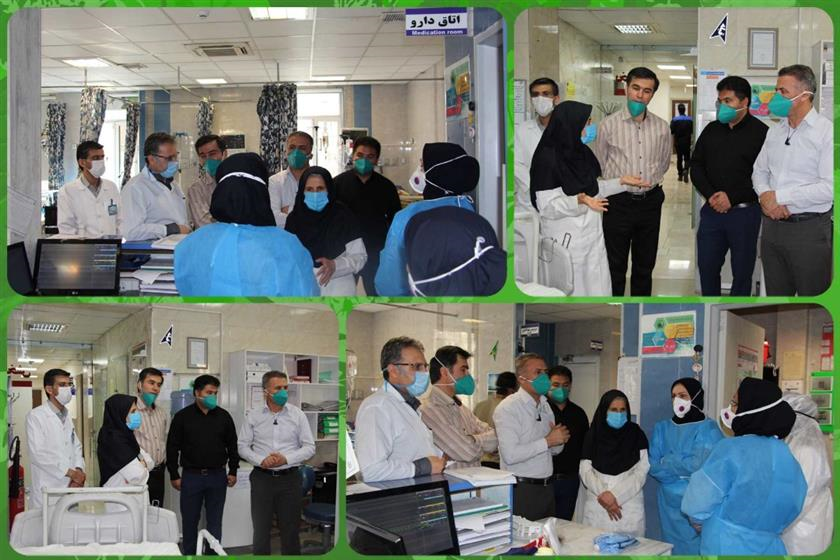 بازدید اعضای هیأت مدیره نظام پرستاری شیراز در بیمارستان علی اصغر(ع)