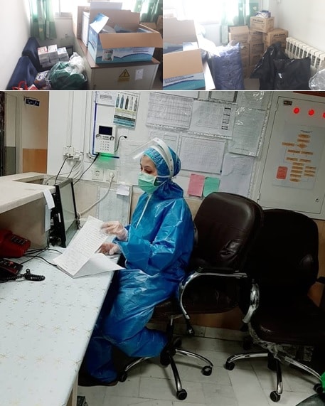کمک خیرین سلامت اقلید به بیمارستان حضرت ولیعصر(عج) در جهت مقابله با کرونا