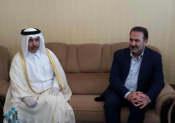 استاندار فارس با سفیر قطر در ایران دیدار کرد