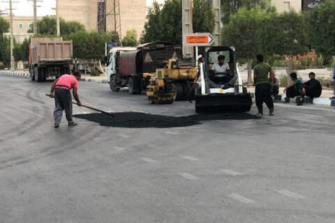 عملیات آسفالت خیابان های شیراز شمال و جنوب شهر ندارد