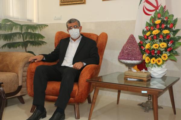 فرماندار ویژه داراب در دیدار با رئیس بیمارستان داراب: