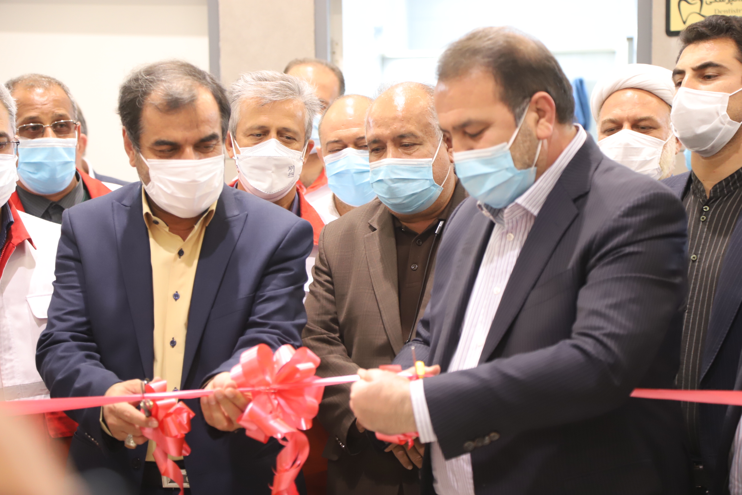 مرکز جامعه توان بخشی و درمانگاه هلال احمر افتتاح شد
