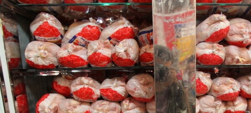 توزیع ۶۵٠ تن مرغ منجمد در فارس