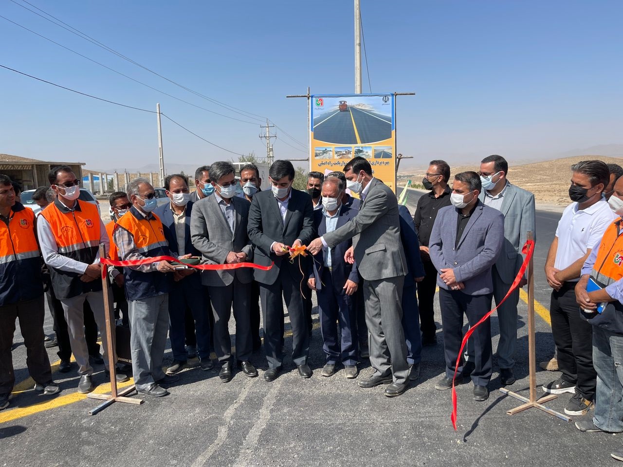 پروژه واریانت راه اصلی قادرآباد-سرچهان افتتاح شد