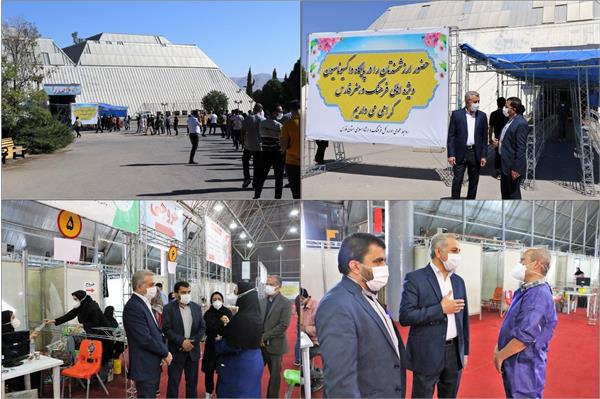 واکسیناسیون اهالی فرهنگ استان،درنمایشگاه های بین المللی شیراز برگزارگردید