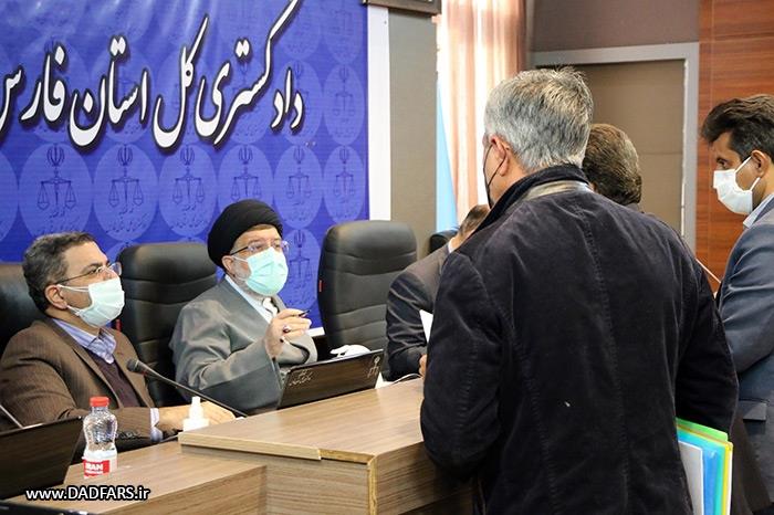 مسئولان قضایی استان مشکلات قضایی ۶۰نفر از شهروندان بررسی کردند