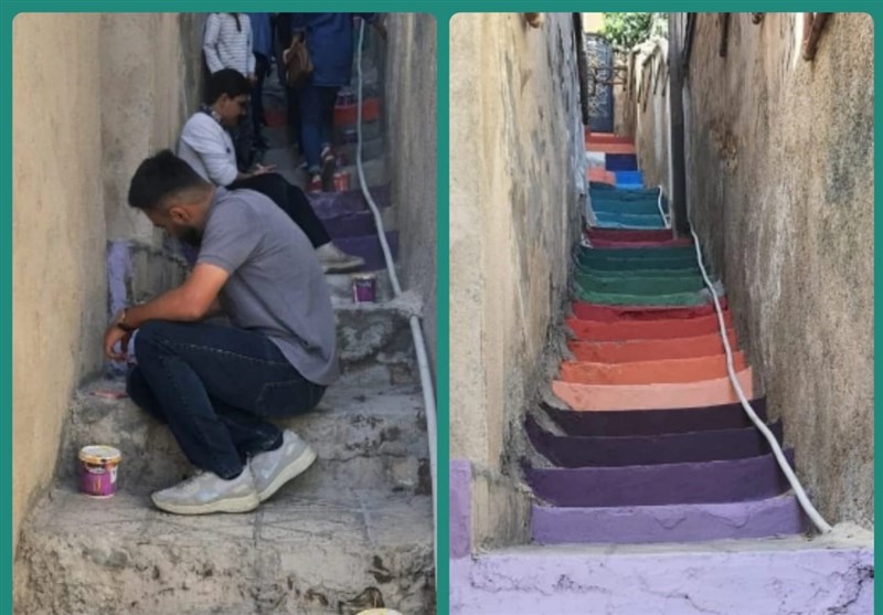 ایجاد نشاط اجتماعی در محلات کم برخوردار شیراز بااجرای طرح سی‌رنگ