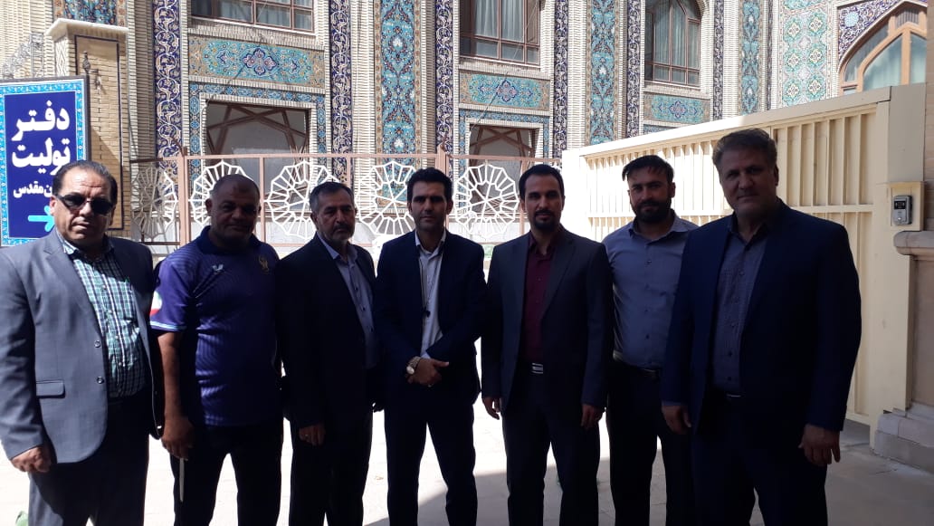 حضور ورزشکاران هیات ورزش استان دربرنامه عید غدیر