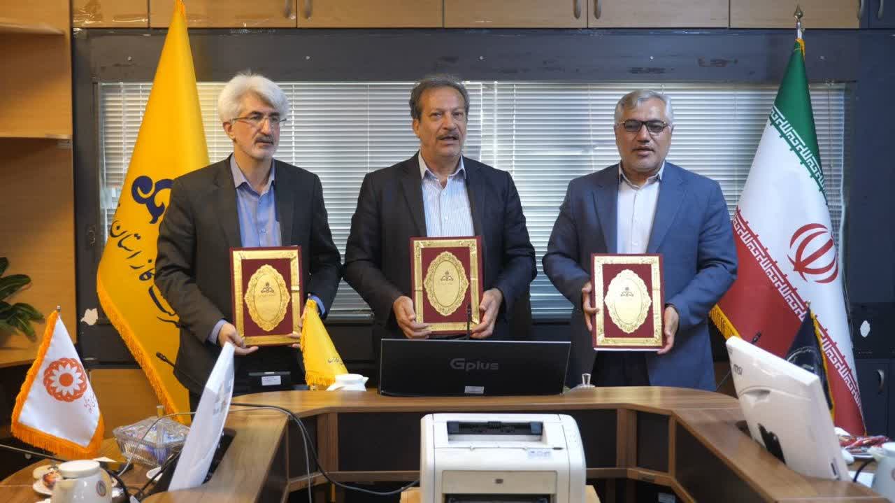 امضاء تفاهم نامه سه جانبه شرکت گاز با سازمان بهزیستی و کمیته امداد فارس