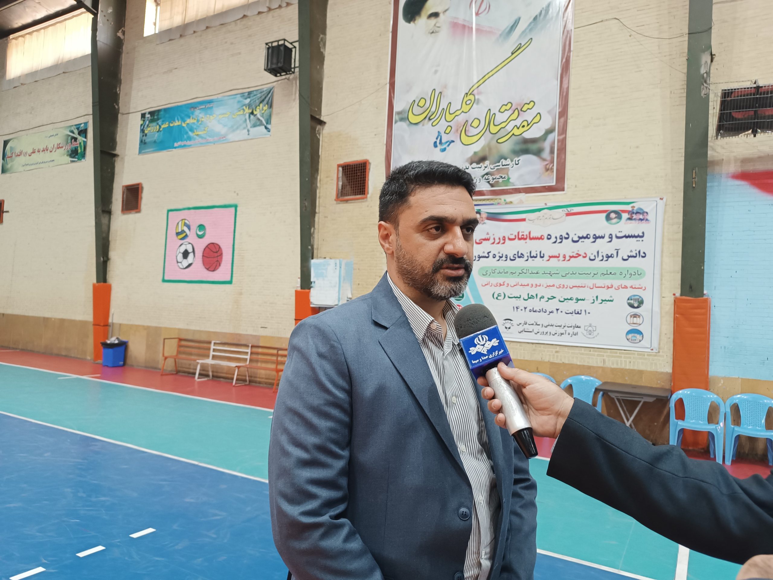 حضور ۳۰ نفر ناظر و داور کشوری در مسابقات ورزشی دانش اموزان با نیازهای ویژه کشور در شیراز