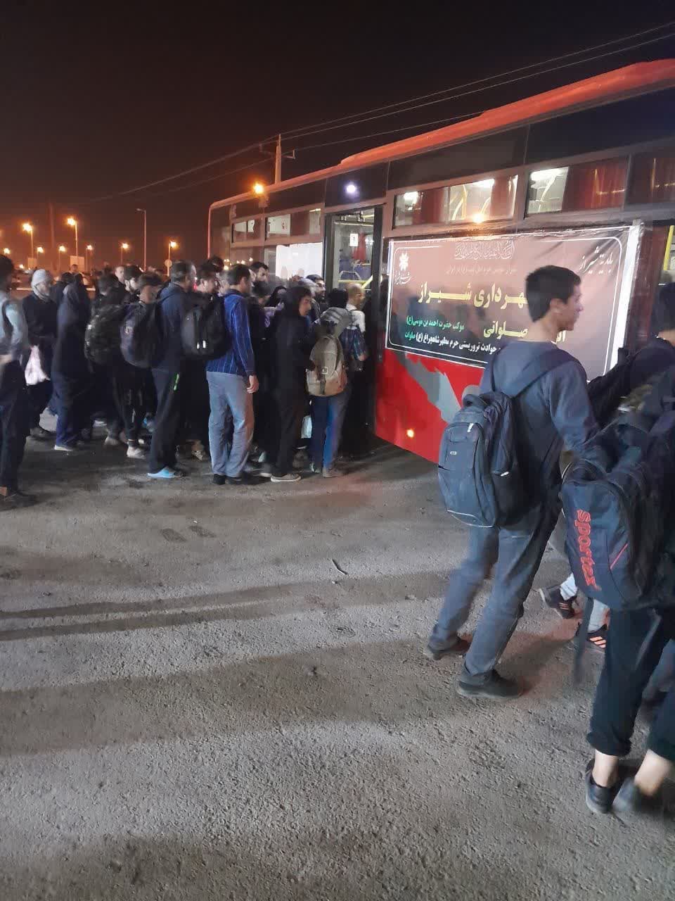حمل‌ونقل بیش از یک‌میلیون زائر اربعین حسینی(ع) در ۱۷ روز خدمات‌رسانی شهرداری شیراز در مرز شلمچه