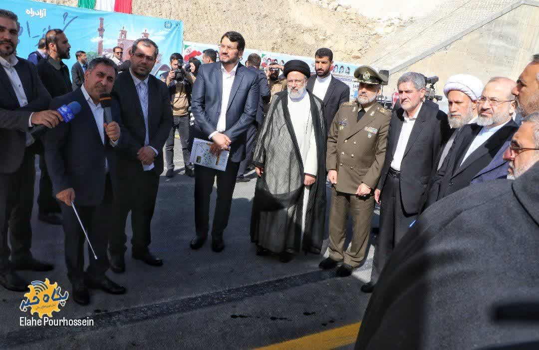 افتتاح آزاد راه شیراز _اصفهان نقطه ی اتصال دریا به دریا از طریق جاده را بوجود اورده است