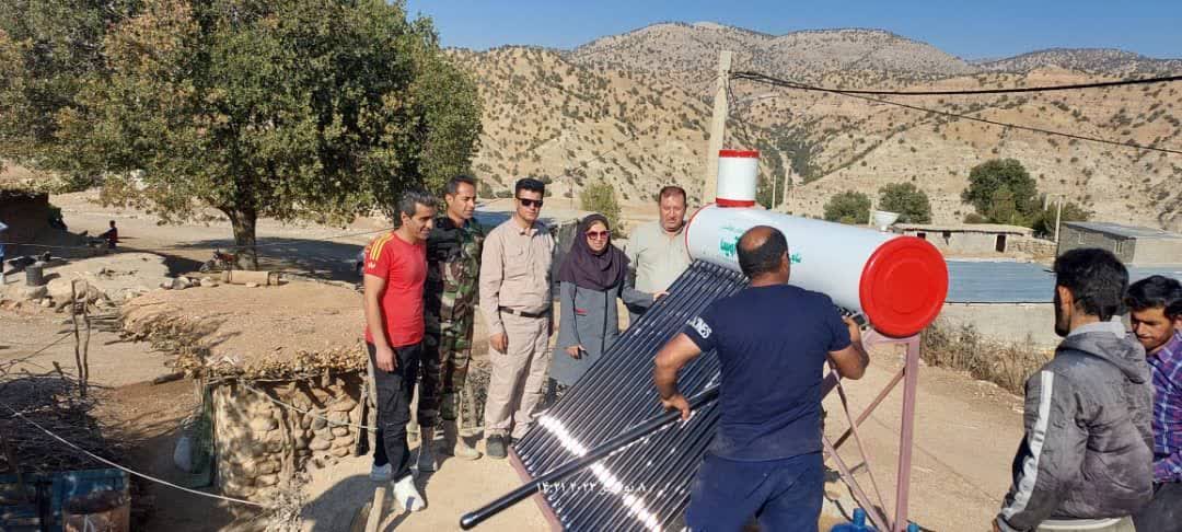 نصب و راه اندازی ۲۹ آبگرمکن خورشیدی در اراضی جنگلی فارس