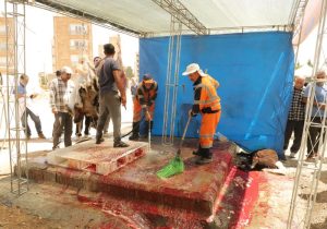 نقش بی‌بدیل پاکبانان در تأمین بهداشت شهری در روز عید قربان