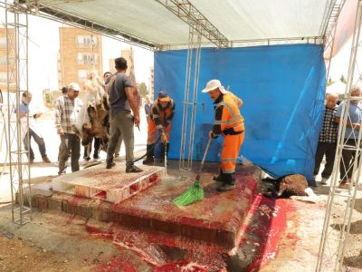 نقش بی‌بدیل پاکبانان در تأمین بهداشت شهری در روز عید قربان