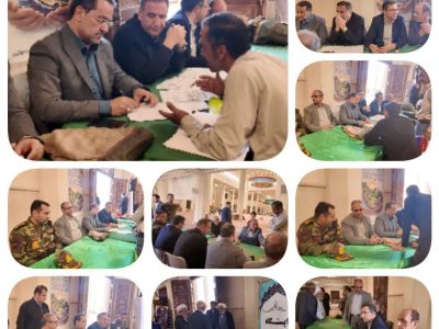 برپایی میز خدمت و توزیع نهال در حرم مطهر شاه چراغ (ع) به مناسبت هفته منابع طبیعی