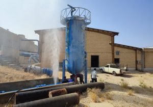 عملیات مهندسی در فشار بالای ۲۵ اتمسفر؛ ترمیم نشتی خط انتقال آبرسانی«محرم» بدون قطع پمپاژ و هدررفت آب