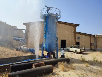 عملیات مهندسی در فشار بالای ۲۵ اتمسفر؛ ترمیم نشتی خط انتقال آبرسانی«محرم» بدون قطع پمپاژ و هدررفت آب