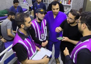 نظارت میدانی کارشناسان دفتر بازرسی و مدیریت عملکرد دانشگاه علوم پزشکی شیراز بر روند ارائه خدمات سلامت به زائران اربعین حسینی در عراق
